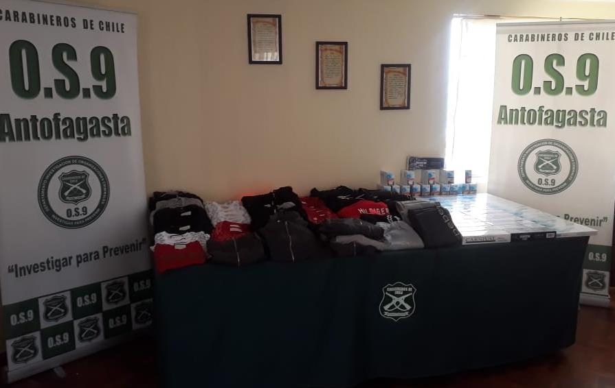 Detienen a hombre por falsificación de productos en Antofagasta