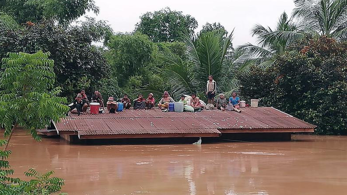 Derrumbe de represa en Laos deja varios muertos y cientos de desaparecidos
