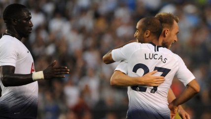 Fernando Llorente y Lucas Moura guiaron goleada de Tottenham sobre AS Roma