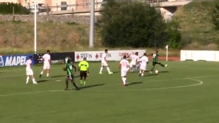 Kevin-Prince Boateng se ganó aplausos por un gol de taco en amistoso de Sassuolo