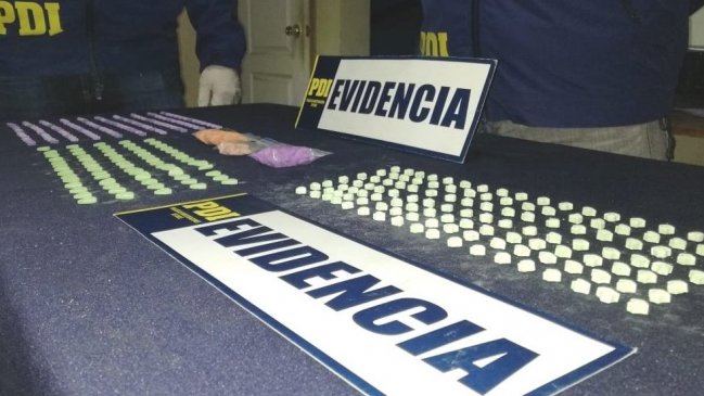 Viña del Mar: PDI detuvo a distribuidor de éxtasis y decomisó pastillas listas para su venta