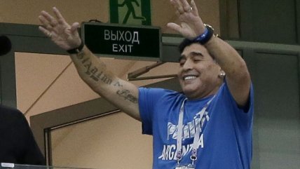   Diego Maradona trató de 
