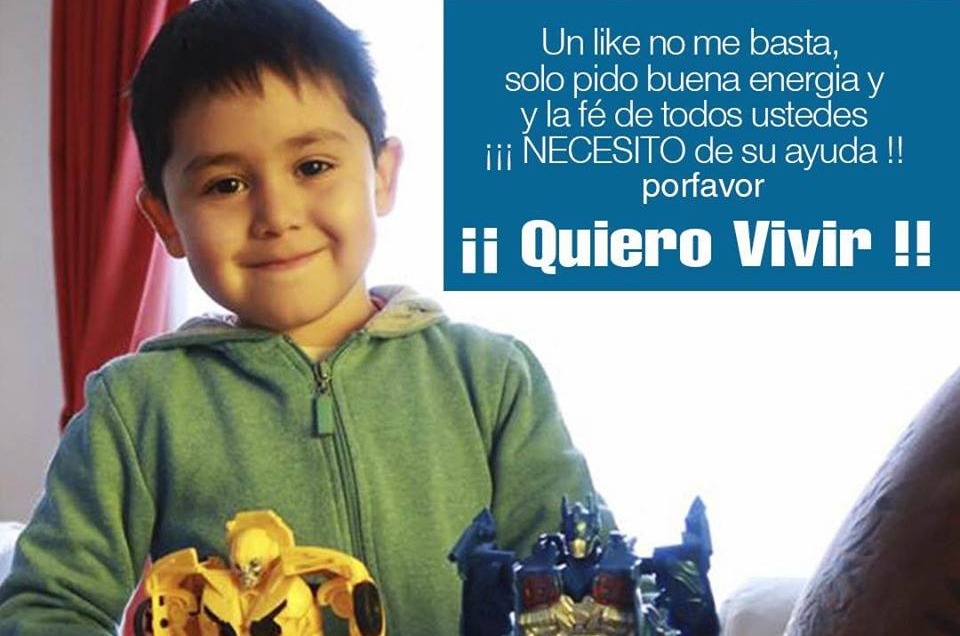 Niño de cinco años es prioridad nacional para trasplante de hígado