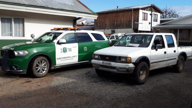 Los Ríos: Detuvieron a sujeto que conducía una camioneta utilizada en un robo en Puente Alto