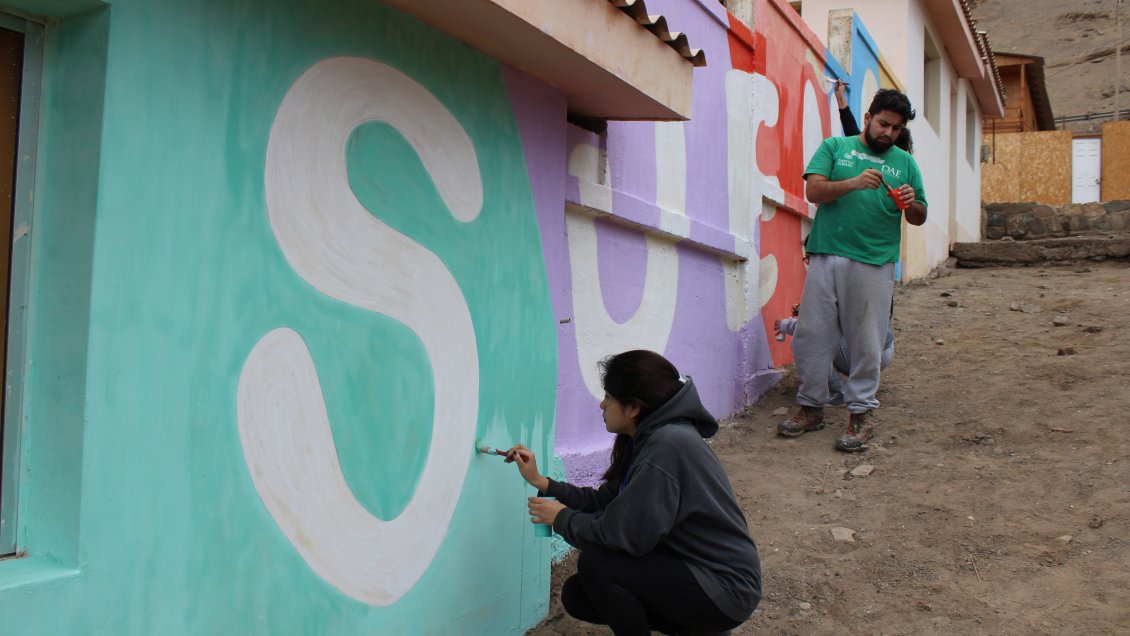 Universitarios culminan voluntariado en Pisagua