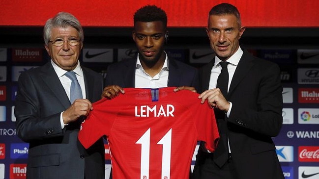 Atlético de Madrid presentó a Thomas Lemar: Lo daré todo para intentar ganar la Champions