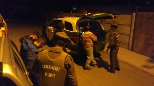 Carabineros recuperó vehículos robados y detuvo a siete personas