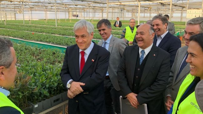 Piñera se despliega en la Región del Biobío junto a ministros Valente y Varela