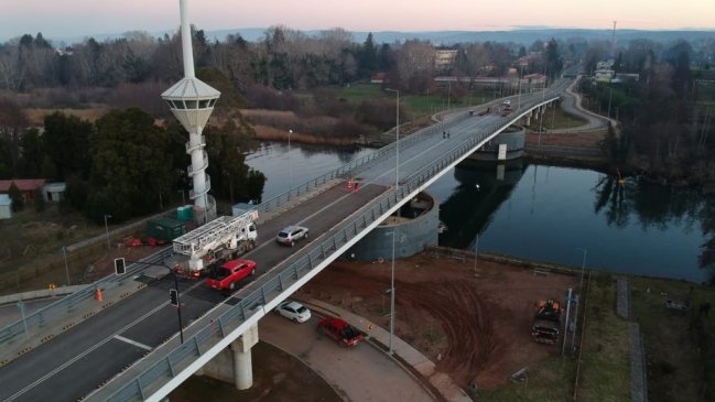 Proyectan para el 15 de agosto apertura provisoria del puente Caucau
