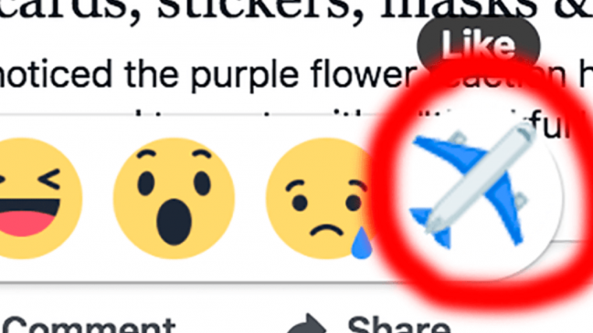 Cómo se activa la reacción oculta del avión en Facebook