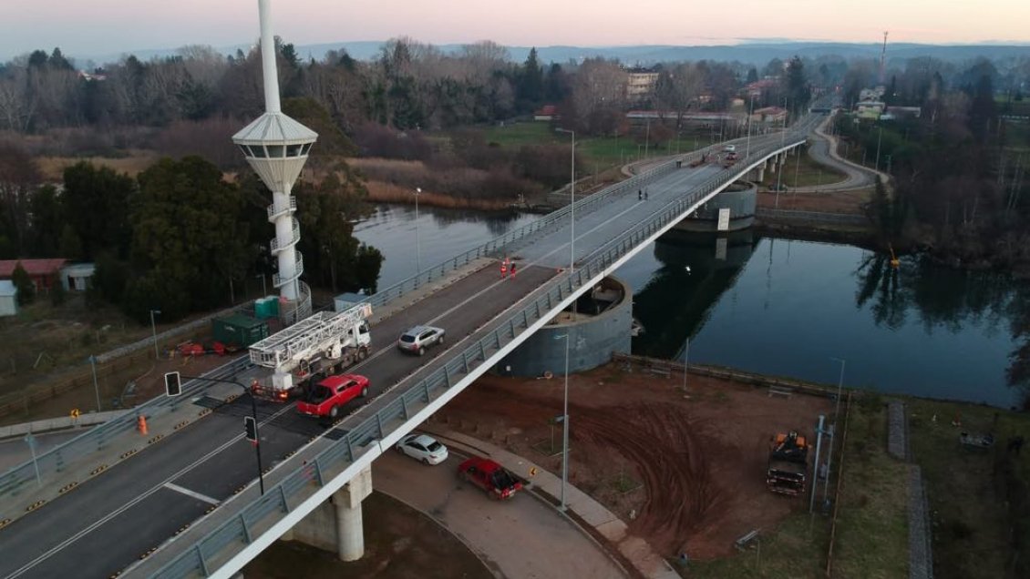 Proyectan para el 15 de agosto apertura provisoria del puente Caucau