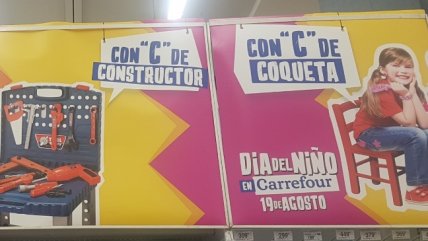 Supermercado pidió disculpas por campaña machista del día del niño