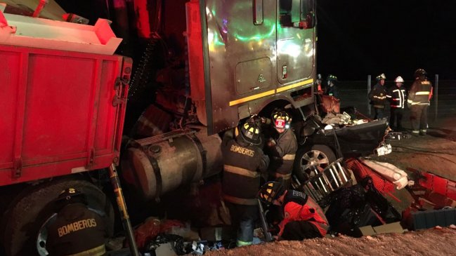 Dos fallecidos dejó accidente de tránsito en la Región de Antofagasta