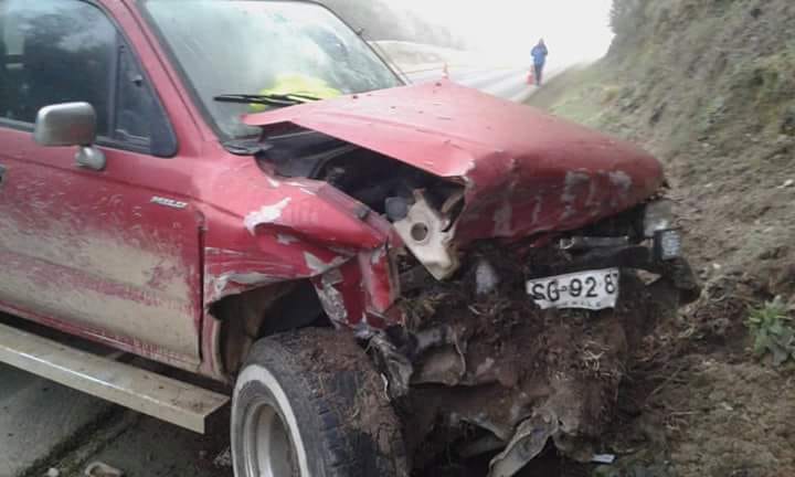Comerciante falleció tras choque de su camioneta contra una vaca