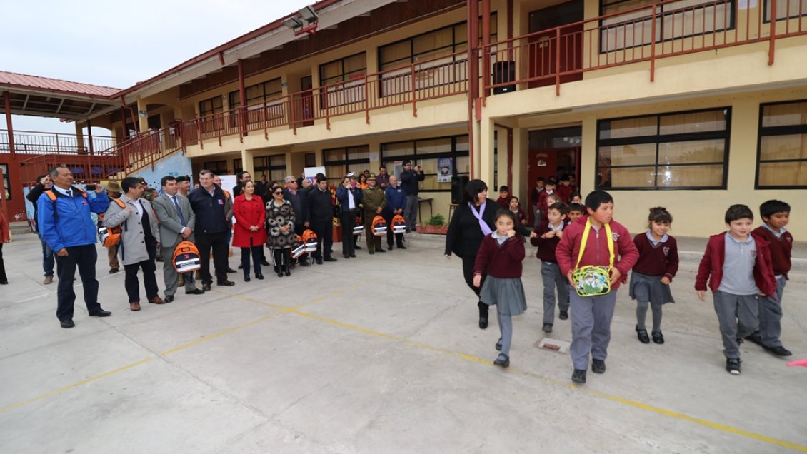 Programan simulacro de terremoto y tsunami dirigido a los escolares de Coquimbo