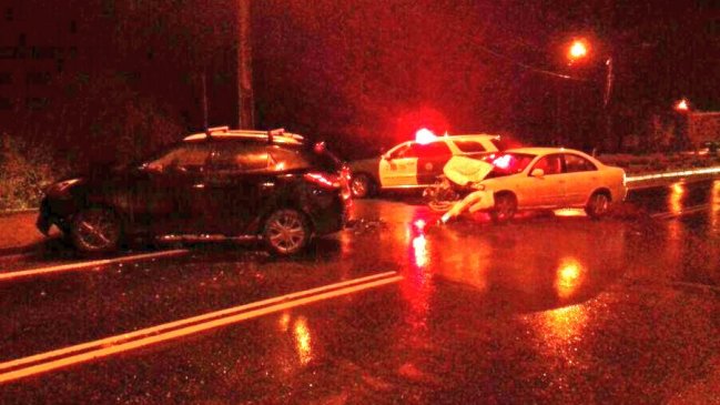 Los Rios: 5 lesionados dejó colisión de vehículos al ingreso de Mariquina