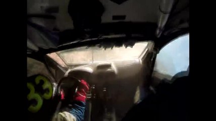   Así se vio el accidente de Sebastián Silva en Vicuña desde el interior de su auto 