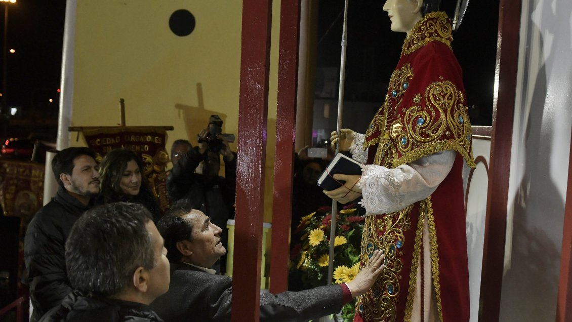 En Alto Hospicio inauguraron réplica de santuario de San Lorenzo