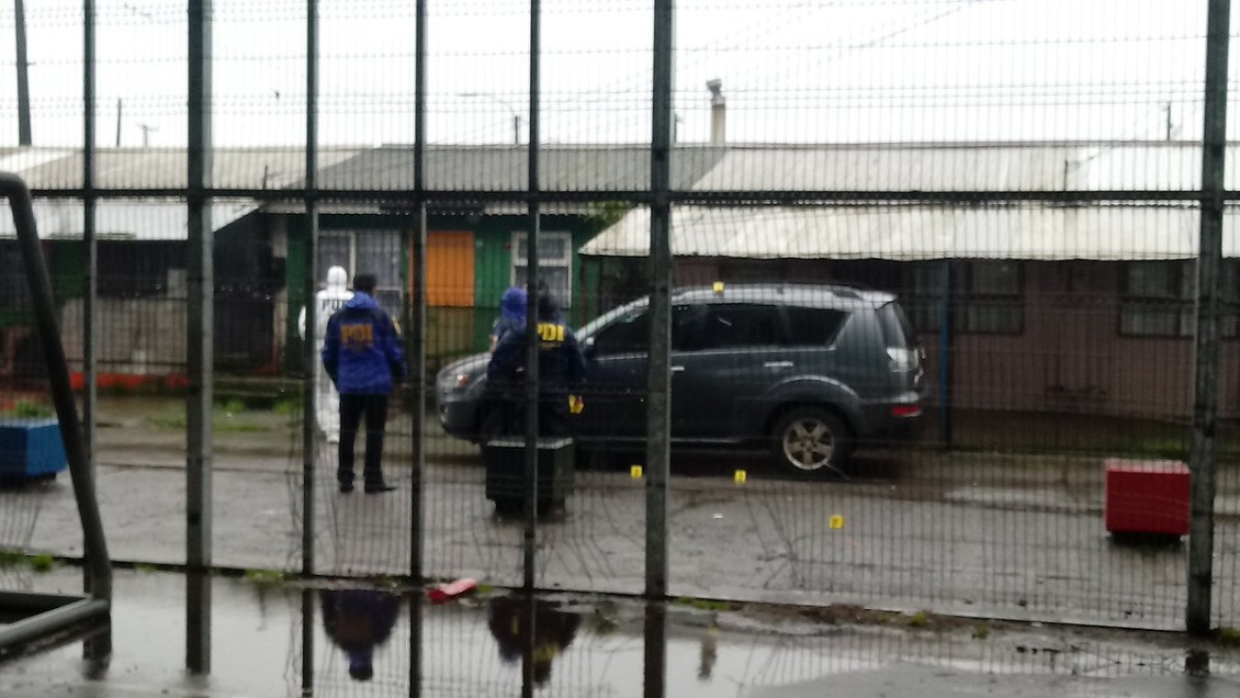 Hombre murió acribillado en la puerta de la casa de su novia en San Pedro de la Paz