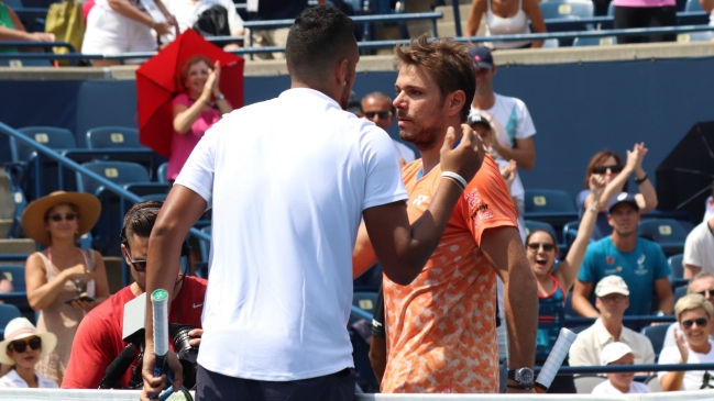 Stan Wawrinka tuvo notable reacción para vencer a Nick Kyrgios en Toronto