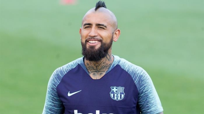 Marc-André ter Stegen le dio la bienvenida a Arturo Vidal a FC Barcelona