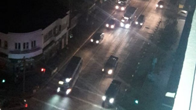 Grúa causó corte de luz en el centro de Concepción