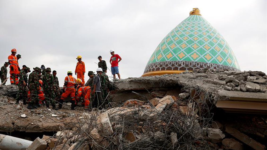 Indonesia: Nuevo sismo de magnitud 5,9 Richter golpeó la devastada isla de Lombok