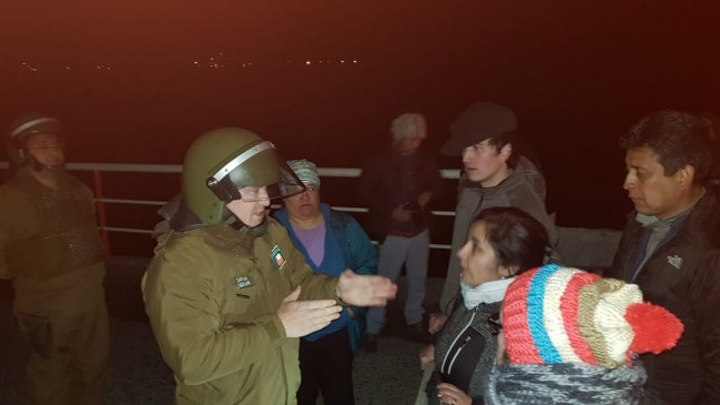 Chaitén: Vecinos se toman la carretera Austral por incumplimientos en entrega de viviendas