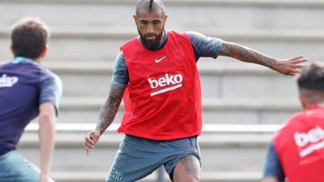 La motivante frase de Arturo Vidal luego de una nueva práctica en Barcelona