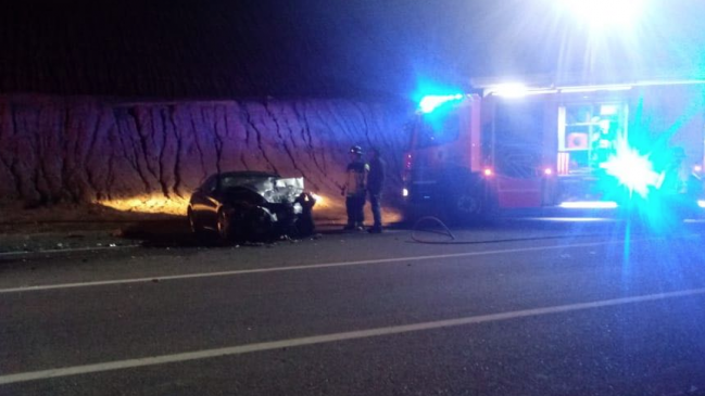 El Quisco: Accidente en ruta F90 deja un fallecido y dos heridos