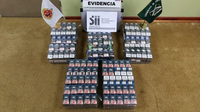 Incautan más de 800 cajetillas de cigarros en fiscalización realizada en Magallanes