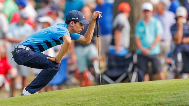 Joaquín Niemann cerró su participación en el PGA Championship con su ronda más opaca