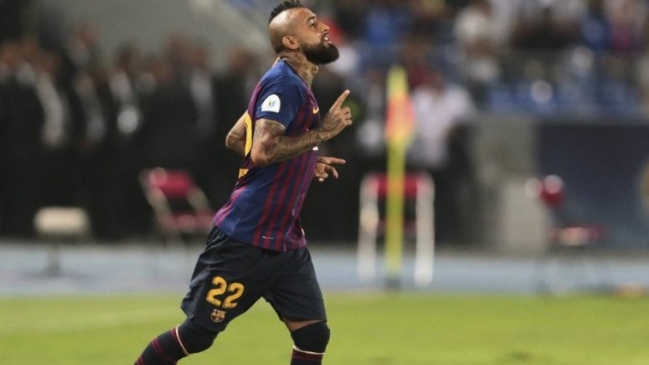 Arturo Vidal se mostró feliz tras conquistar 