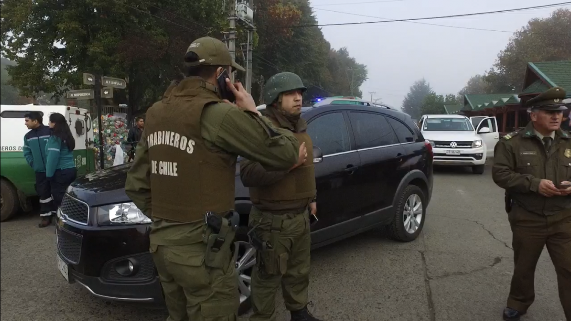 Carabineros detuvo a dos sujetos acusados del violento asalto a caja de compensación en Galvarino