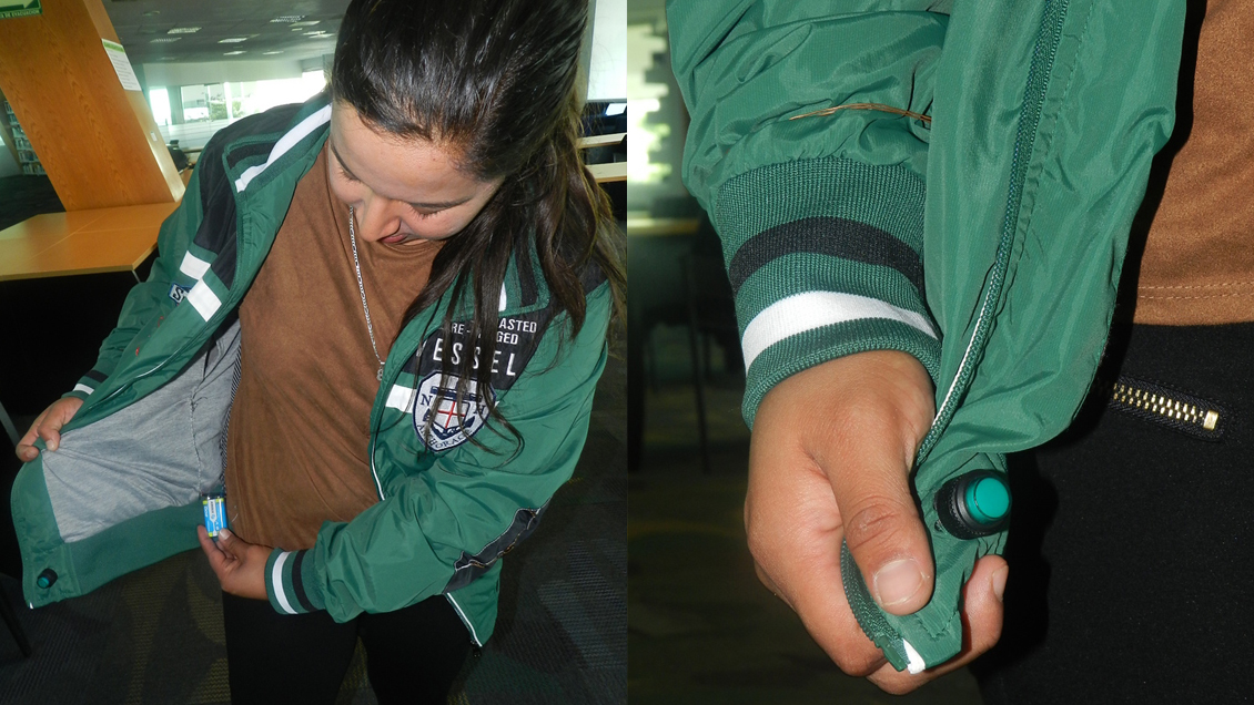 Estudiantes desarrollaron una novedosa chaqueta 