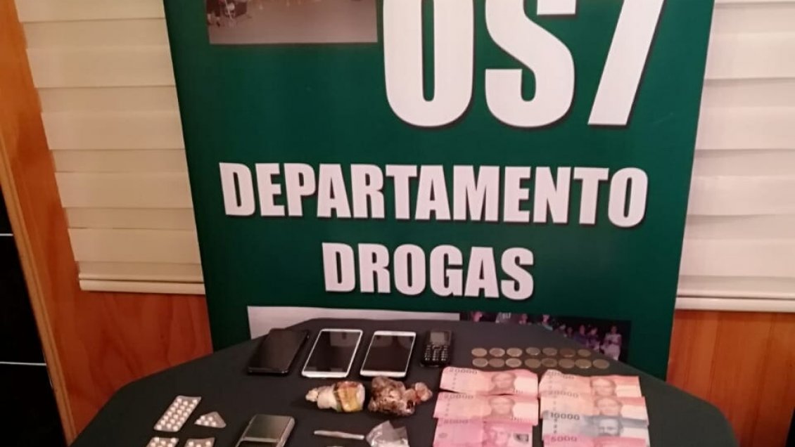 Operativo por drogas en Castro dejó a cuatro personas detenidas