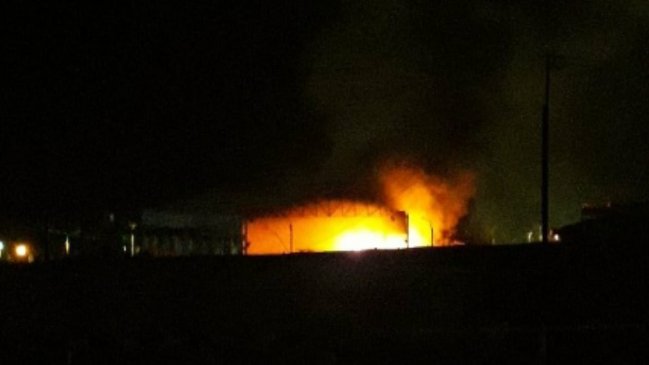 Incendio destruyó galpón en Barrio Industrial de Antofagasta