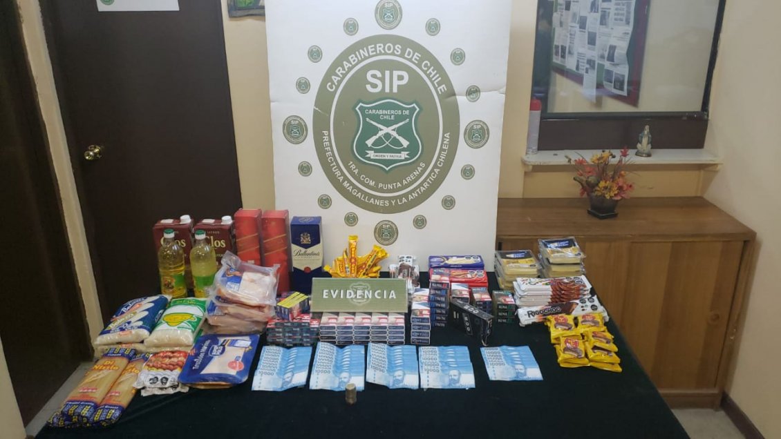 Punta Arenas: Detenido ladrón que robó 2,5 millones desde un almacén