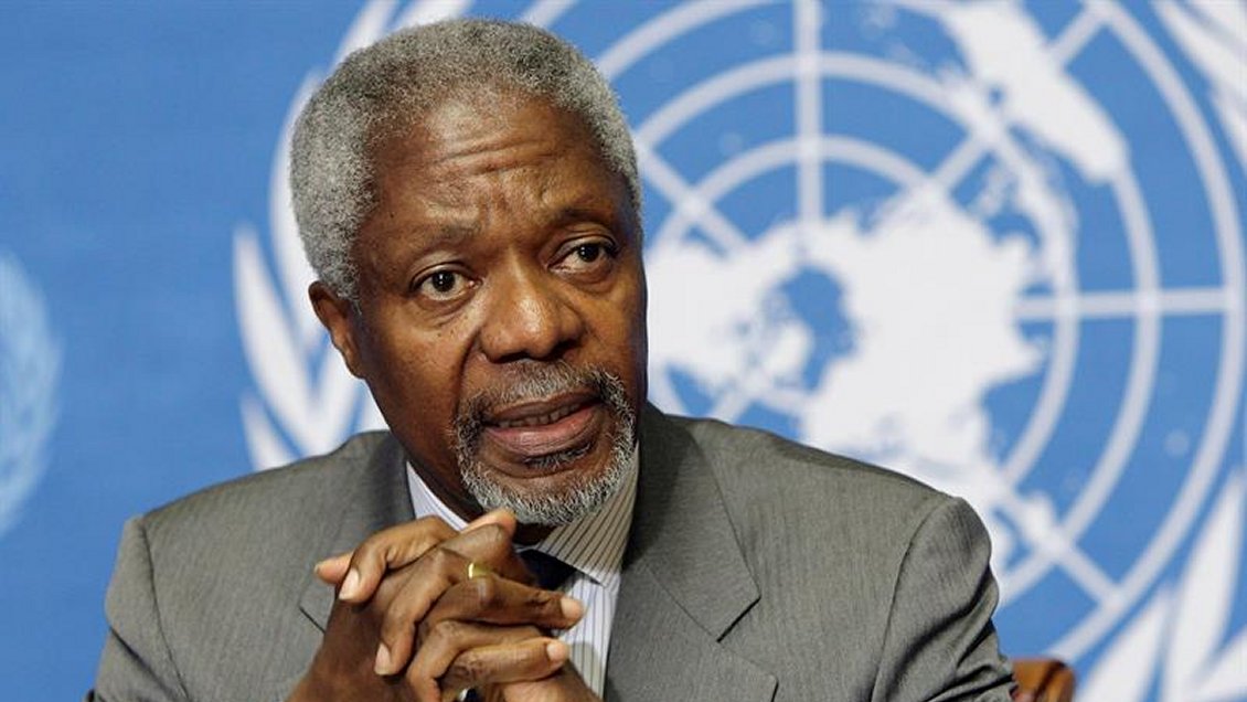 Murió Kofi Annan, ex secretario general de la ONU y Premio Nobel de la Paz