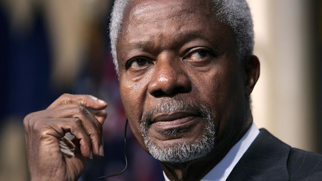 Bachelet lamentó la muerte de Kofi Annan: 