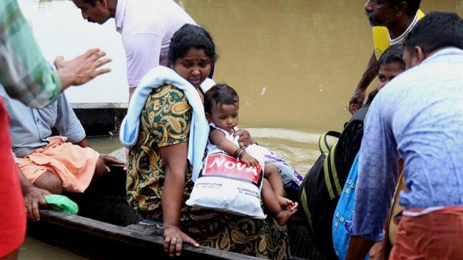 Más de 200 muertos dejan las peores inundaciones en un siglo en el sur de la India