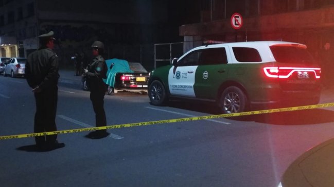 Hombre murió tras ser baleado en el centro de Concepción