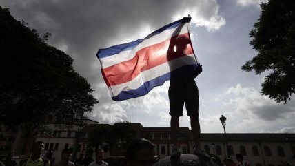   Costarricenses protestaron contra la entrada de refugiados nicaragüenses 