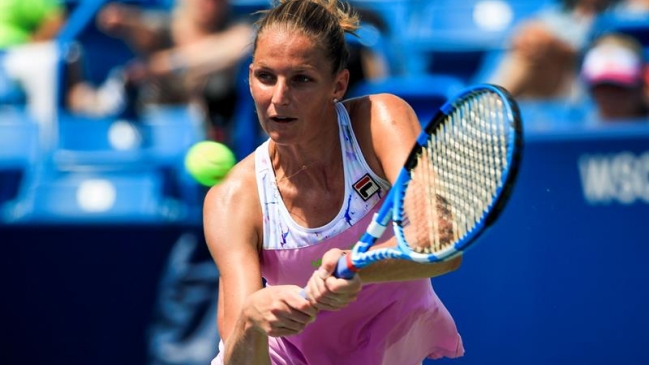 Karolina Pliskova fue eliminada en primera ronda en New Haven