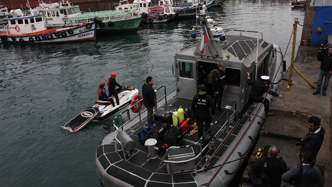 Identifican torso humano hallado en el muelle Prat de Valparaíso