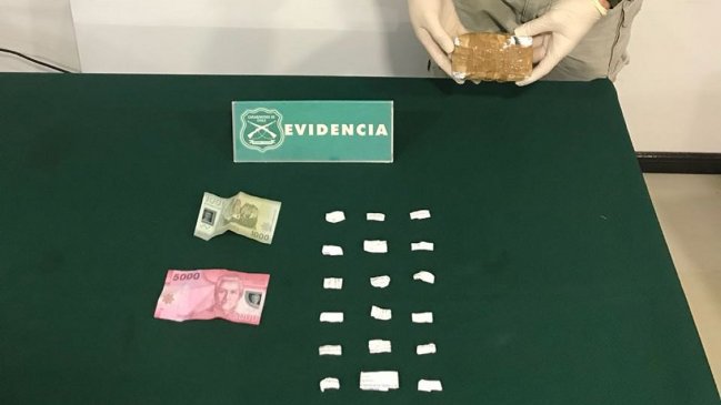 Menor de edad trasladaba 700 dosis de pasta base hacia Andacollo