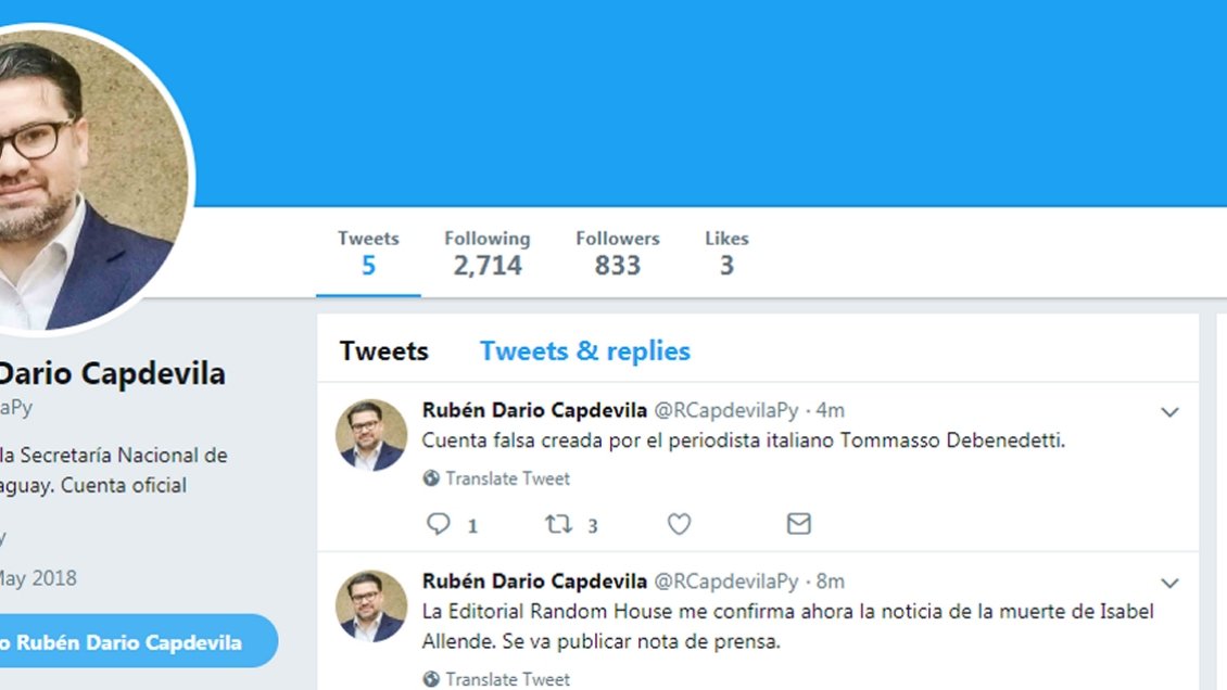 El periodista que crea cuentas falsas y 