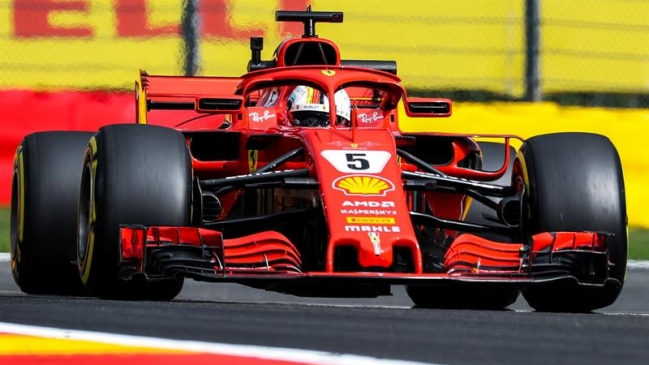 Vettel fue el más rápido en los primeros entrenamientos del GP de Bélgica