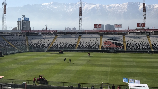 Colo Colo no autorizó calentamiento de la U en la cancha del Monumental
