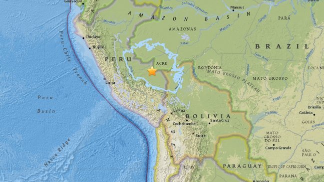 Sismo de mediana intensidad sacudió el sur de Perú
